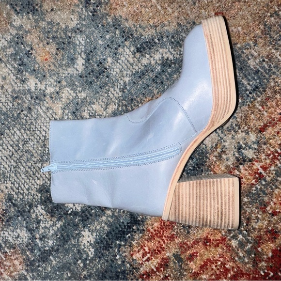 Ruby Platform Boot Celeste blue NEW - Picture 1 of 7